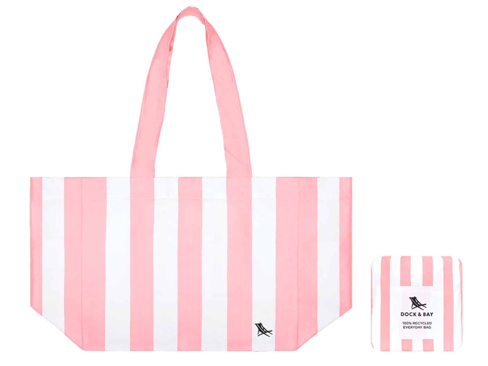 Dock & Bay Strandtasche faltbar Malibu Pink Freisteller 1