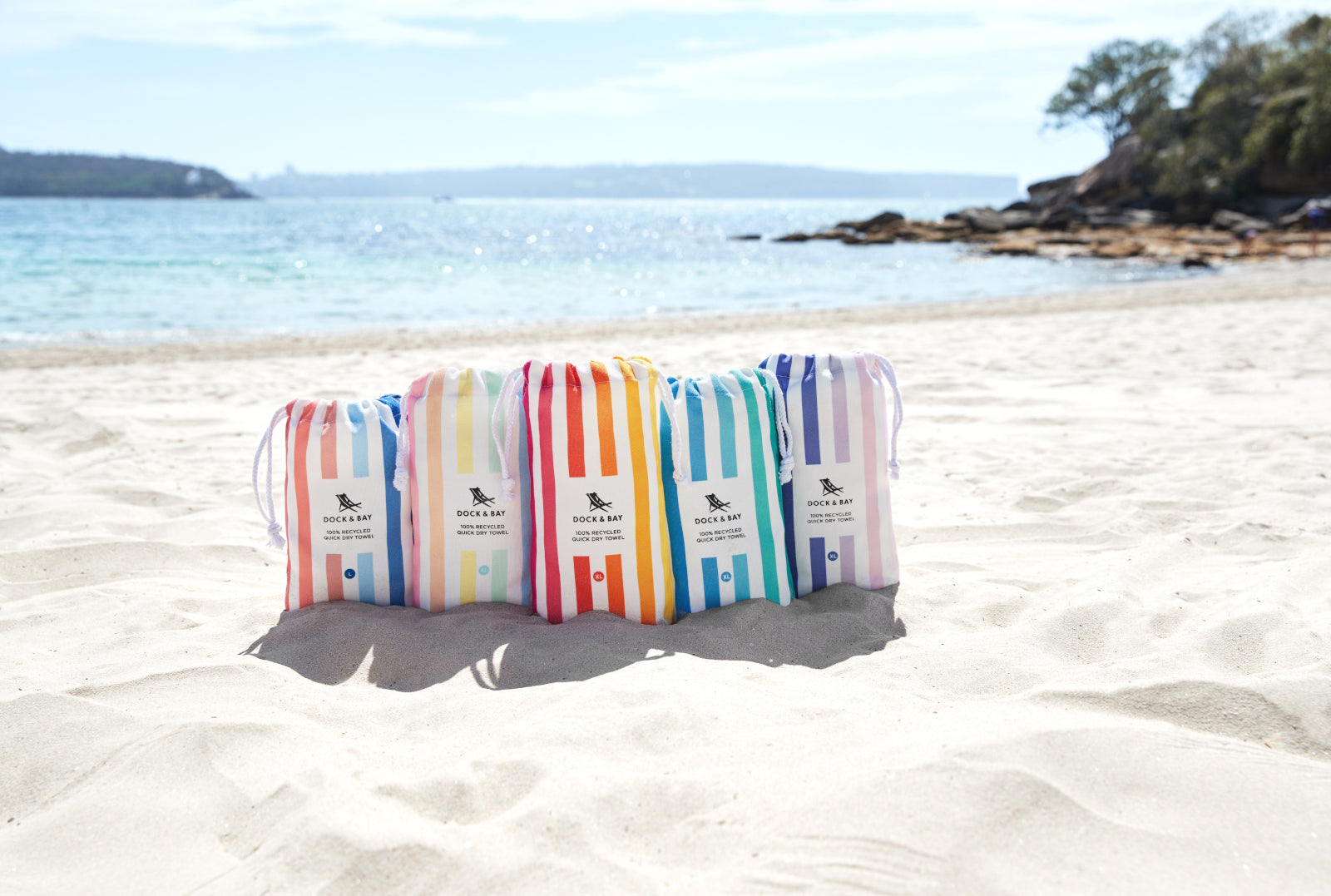 Dock & Bay Beach Towel XL Sand to Sea 200x90cm Lifestyle 1
