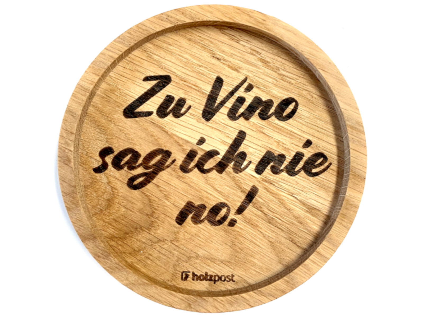 holzpost Untersetzer Vino Eiche 11,2cm Freisteller 1