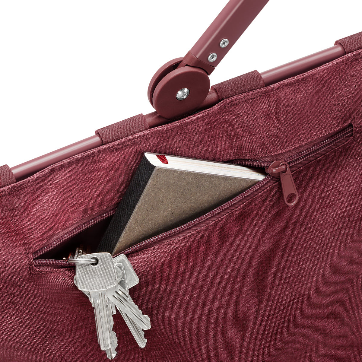 reisenthel carrybag twist maroon Freisteller 6