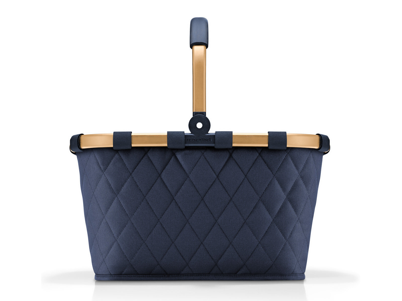 reisenthel carrybag frame rhombus midnight gold Freisteller 1