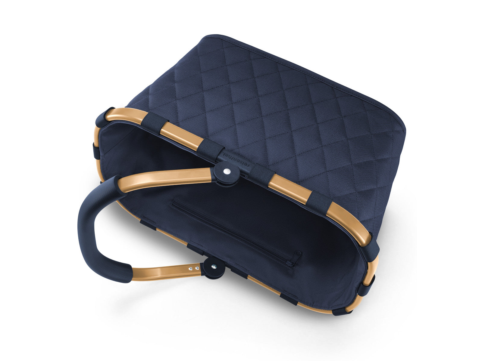 reisenthel carrybag frame rhombus midnight gold Freisteller 4