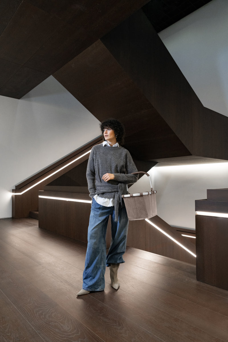 reisenthel carrybag herringbone mokka Lifestyle 1