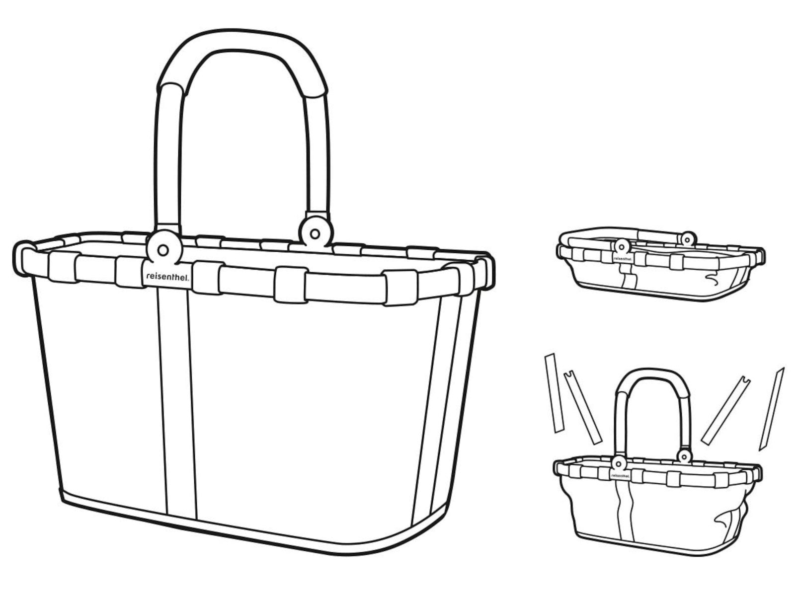 reisenthel carrybag frame black/black Freisteller 5