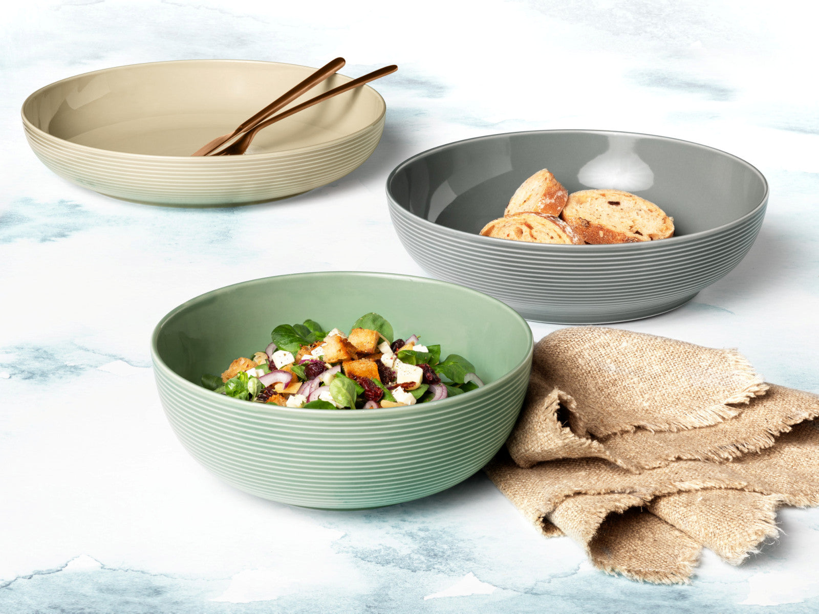 Seltmann Weiden Beat Fliederblau uni Foodbowl 25cm Lifestyle2