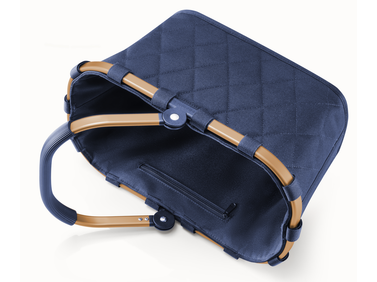 reisenthel carrybag XS frame rhombus midnight gold Freisteller 5