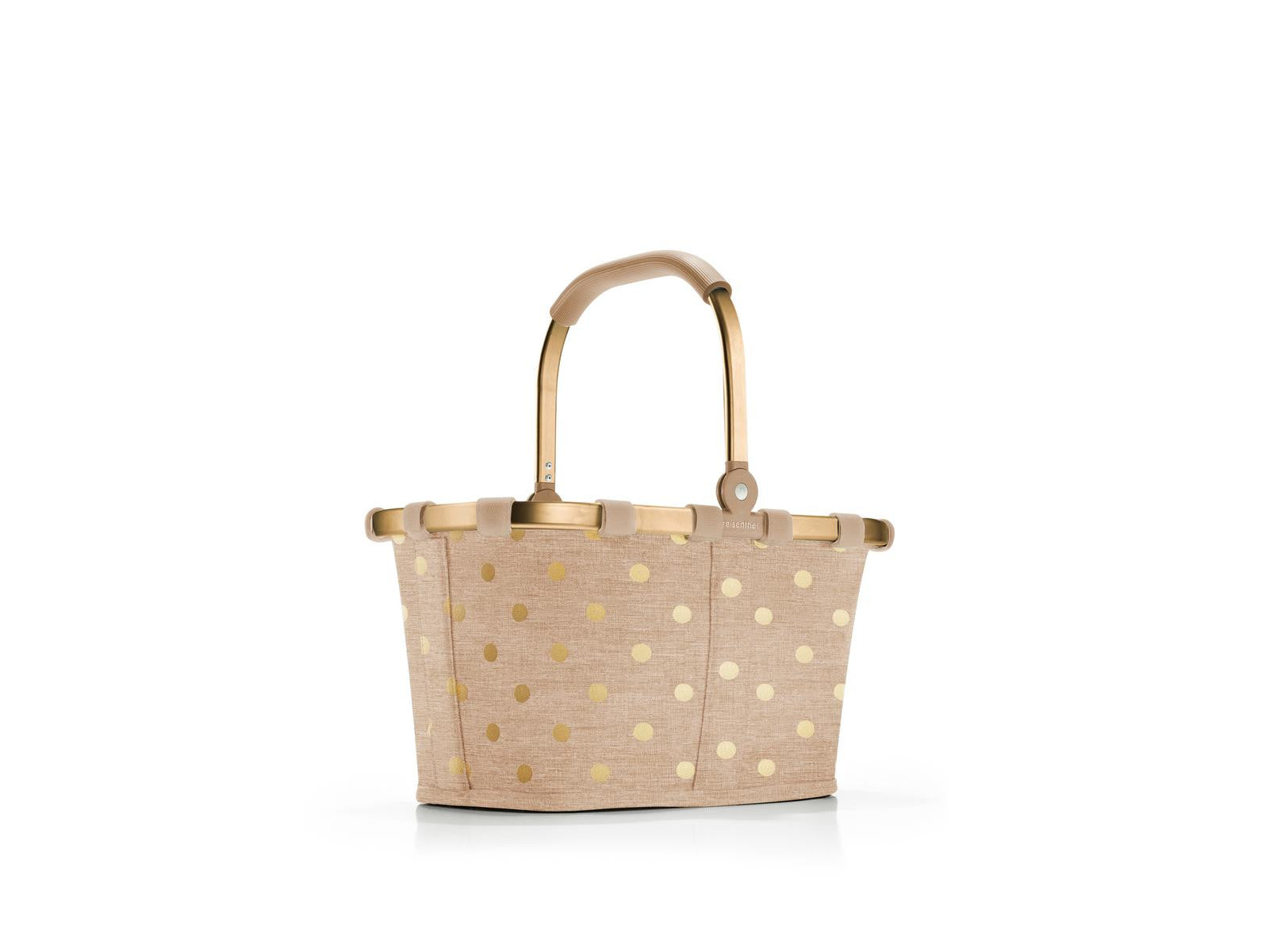 reisenthel carrybag XS frame metallic dots coffee - Produktbild 1