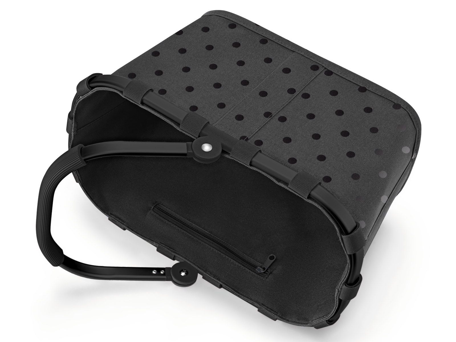 reisenthel carrybag XS frame glossy dots black Freisteller 3