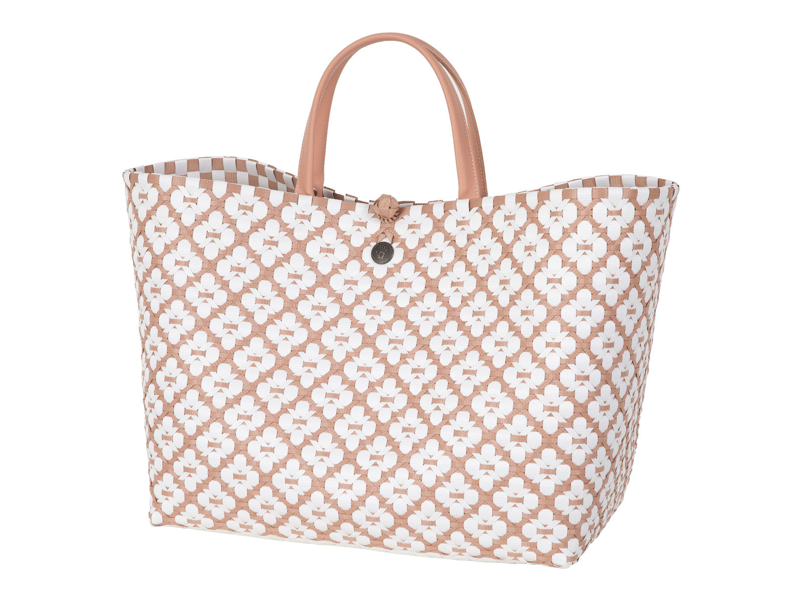 Handed By Motif Bag Shopper L copper blush with white pattern Freisteller 1