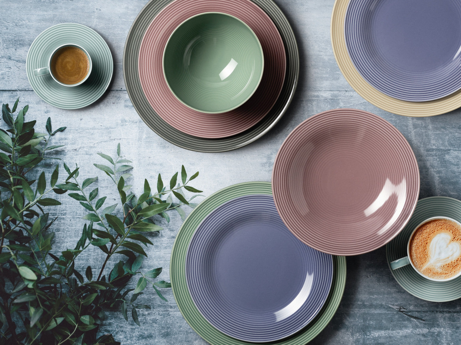 Seltmann Weiden Beat Altrosa uni Kombi-Untertasse klein 13,5cm Lifestyle1