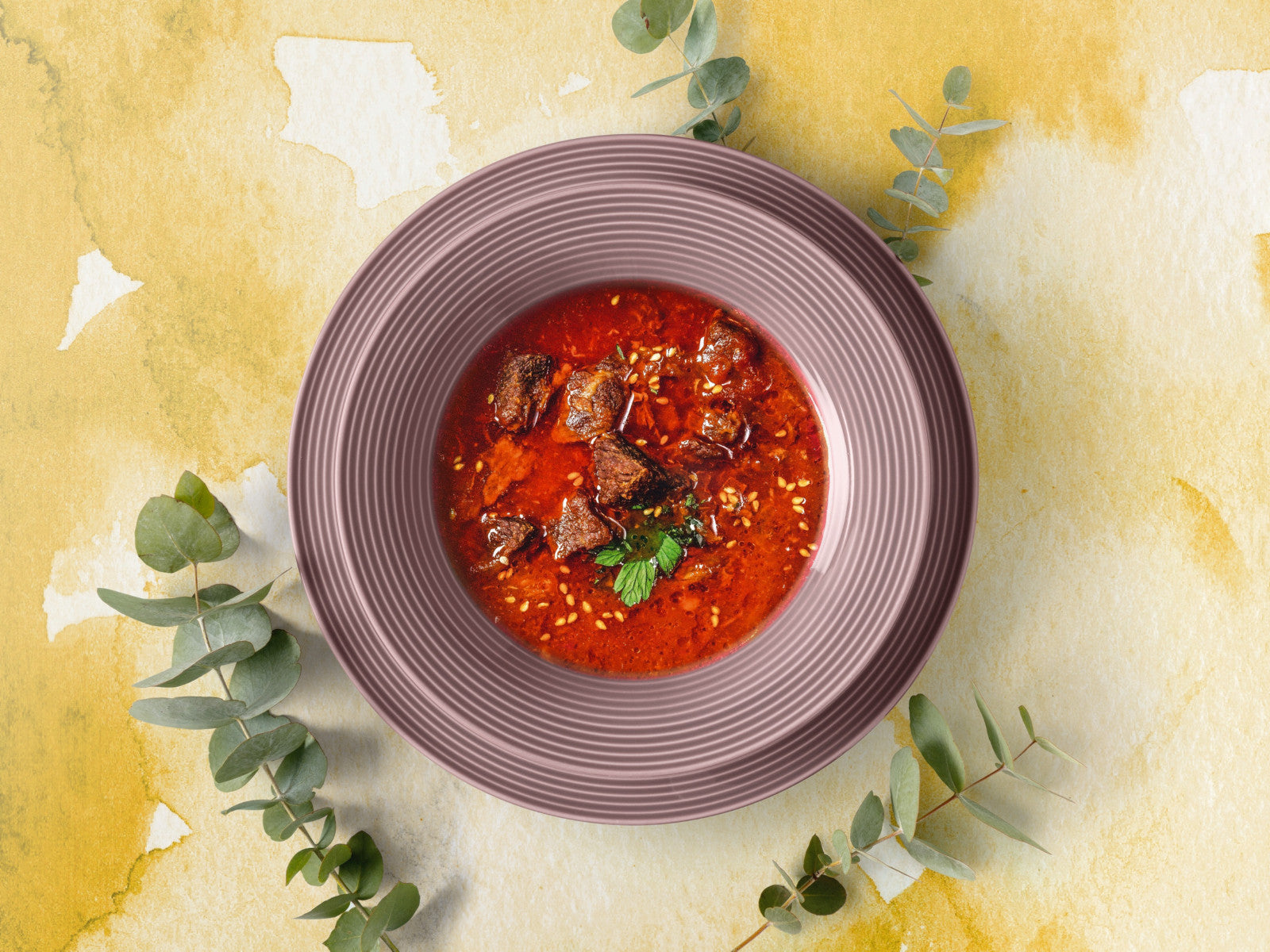 Seltmann Weiden Beat Altrosa uni Tafelservice 12tlg Lifestyle1