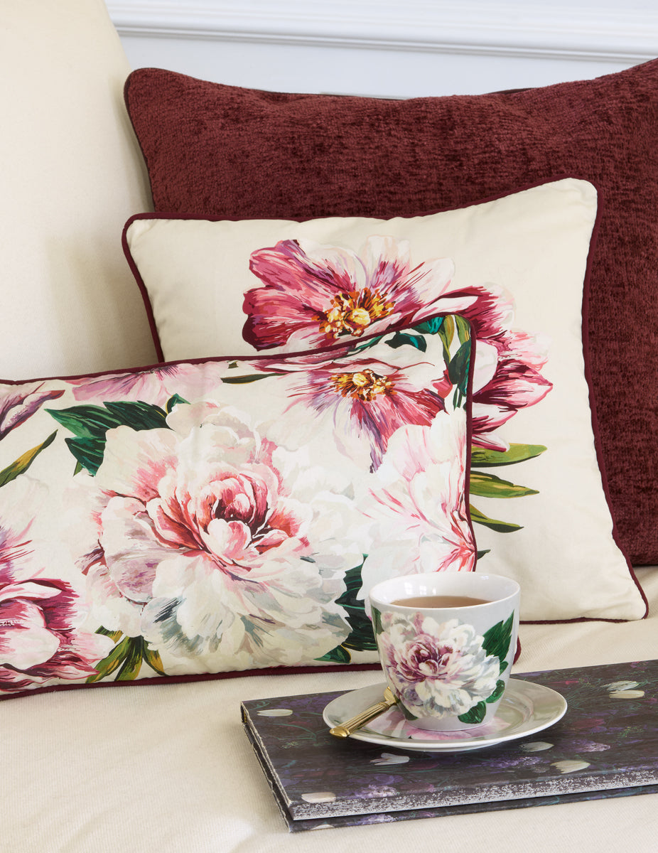 Greengate Barbette Serviette pale grey 40 x 40 cm Lifestyle 2