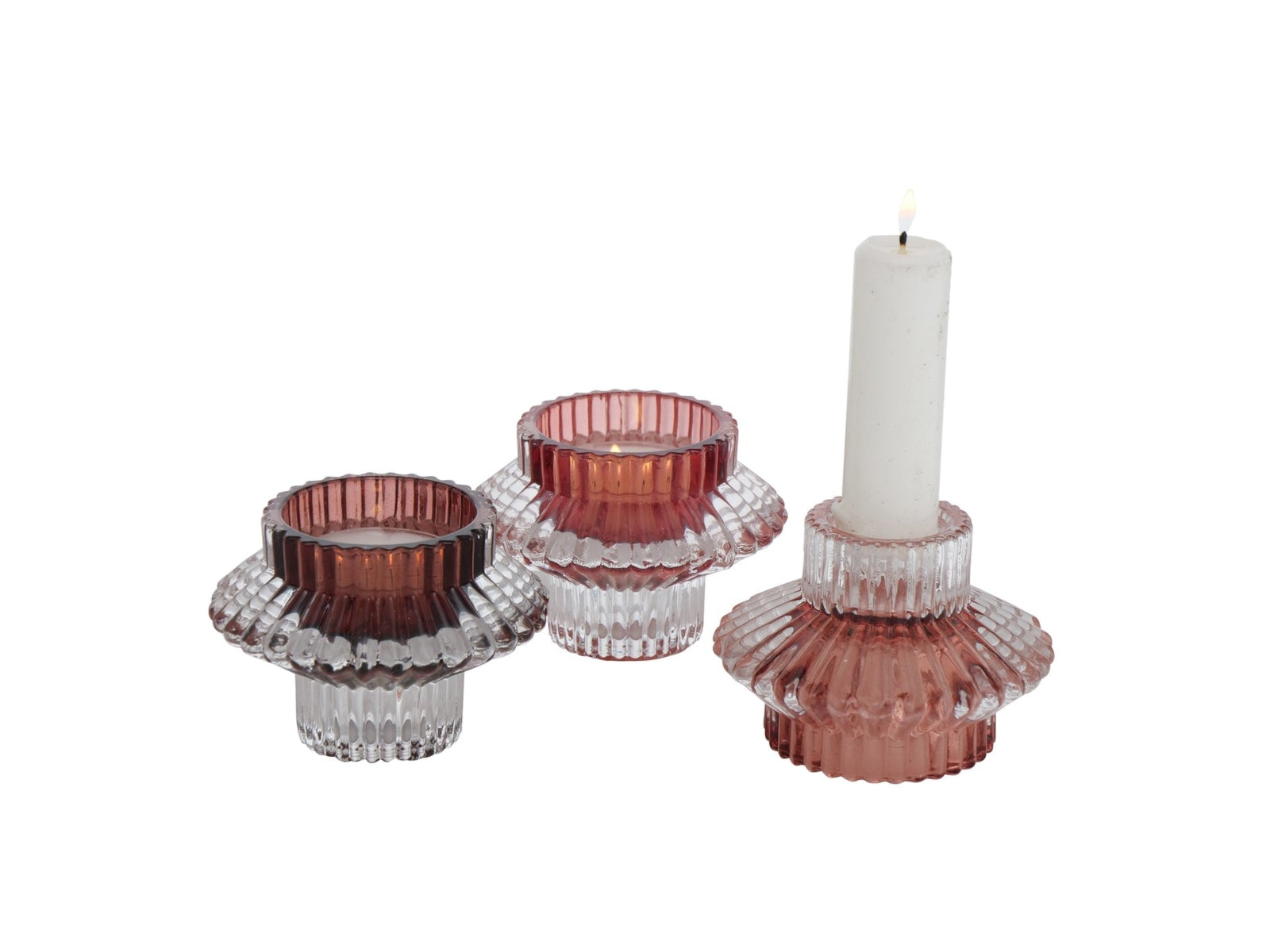 Boltze Teelichthalter Phyllis sortiert 1 Stück Freisteller 1