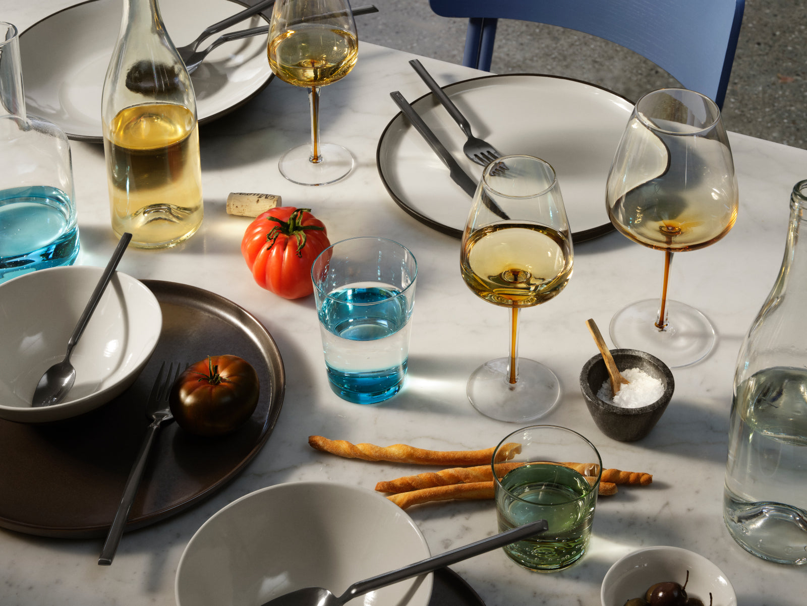 Broste Copenhagen Amber Martiniglas caramel 18,9cm Lifestyle