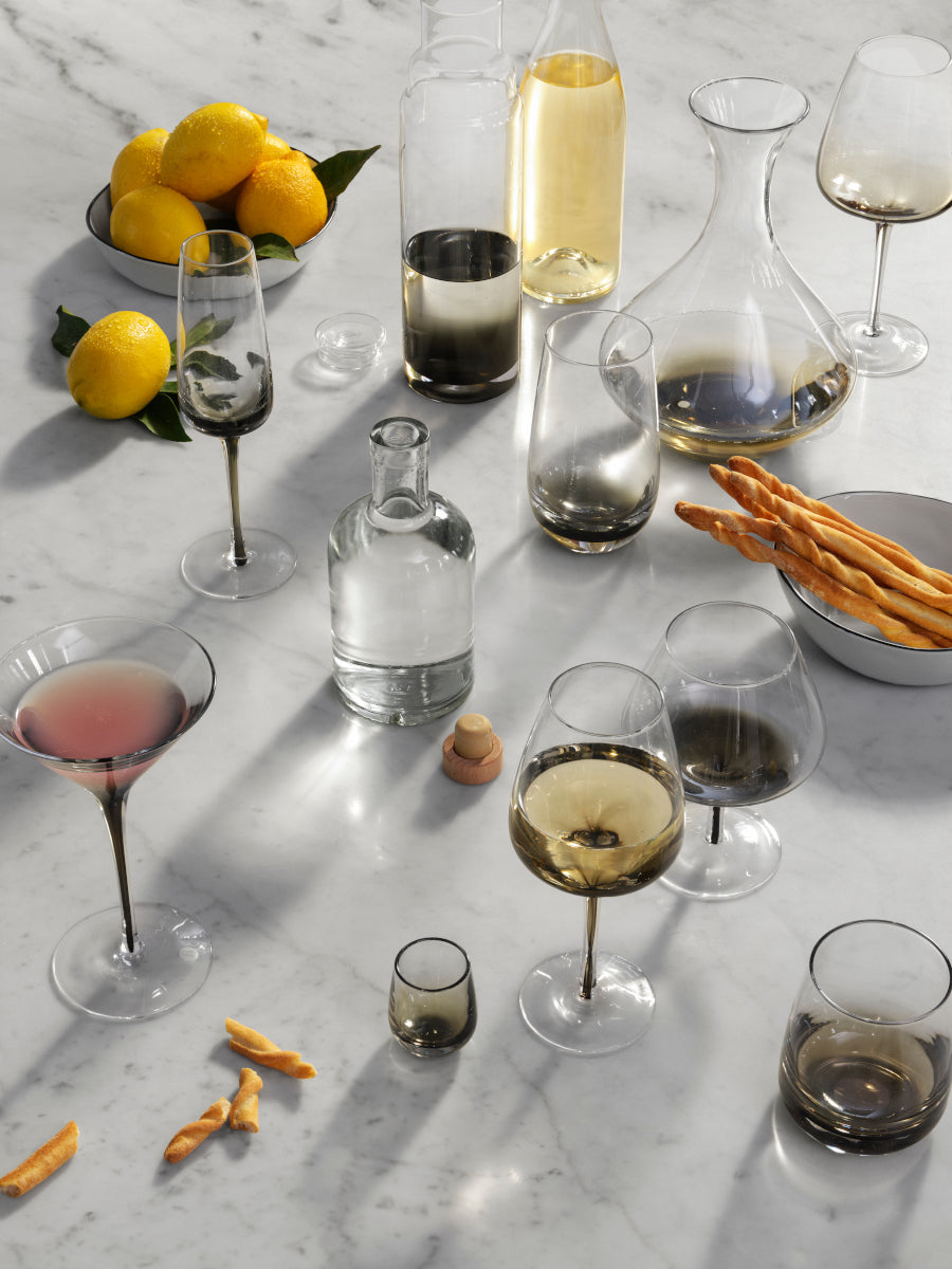 Broste Copenhagen Amber Martiniglas caramel 18,9cm Lifestyle