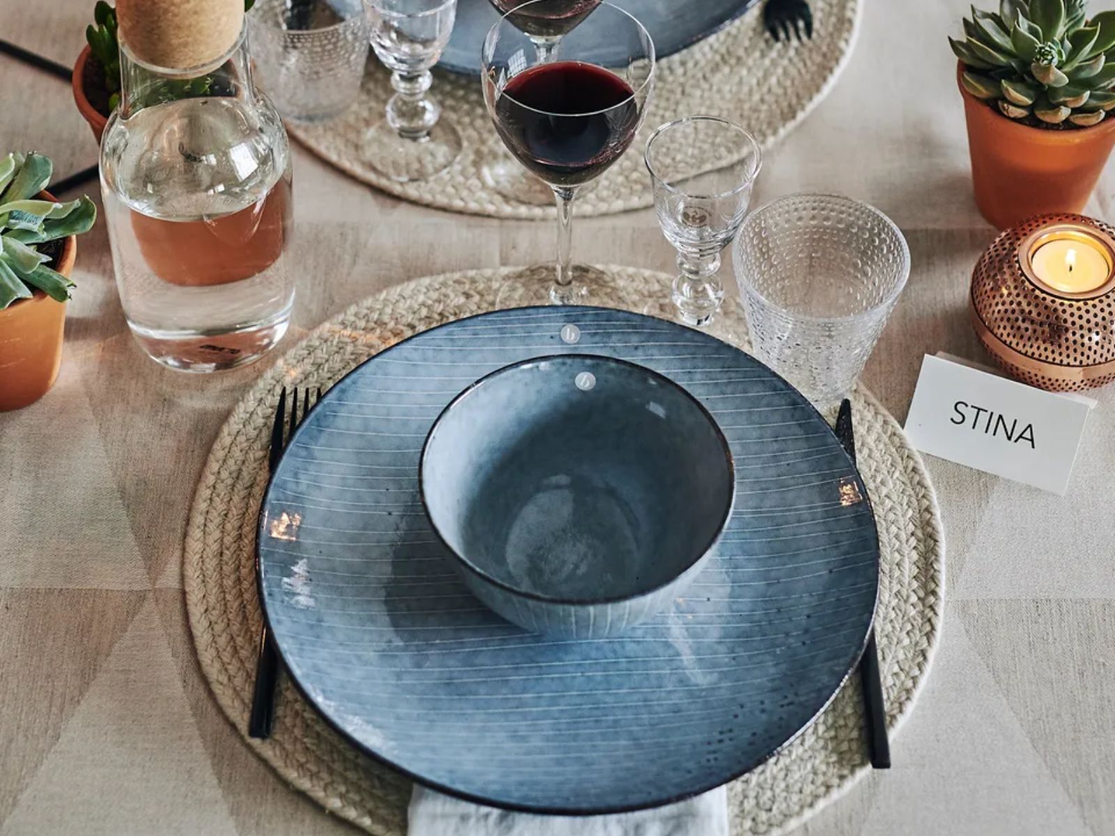 Broste Copenhagen NORDIC SEA Speiseteller 26 cm Set6