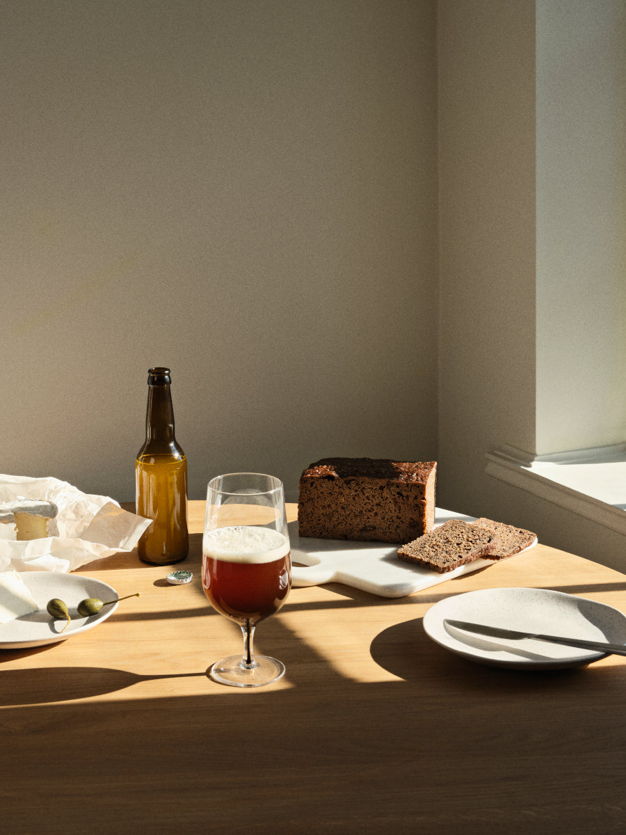 Broste Copenhagen Olina Schneidebrett white marmor 26x30cm Lifestyle