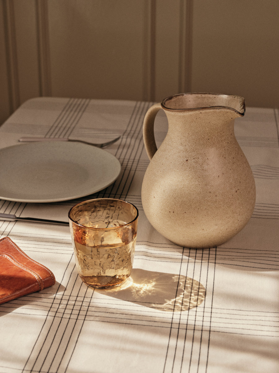 Broste Copenhagen Alice Serviette black/natural 45x45cm (1 Stück) Lifestyle 2