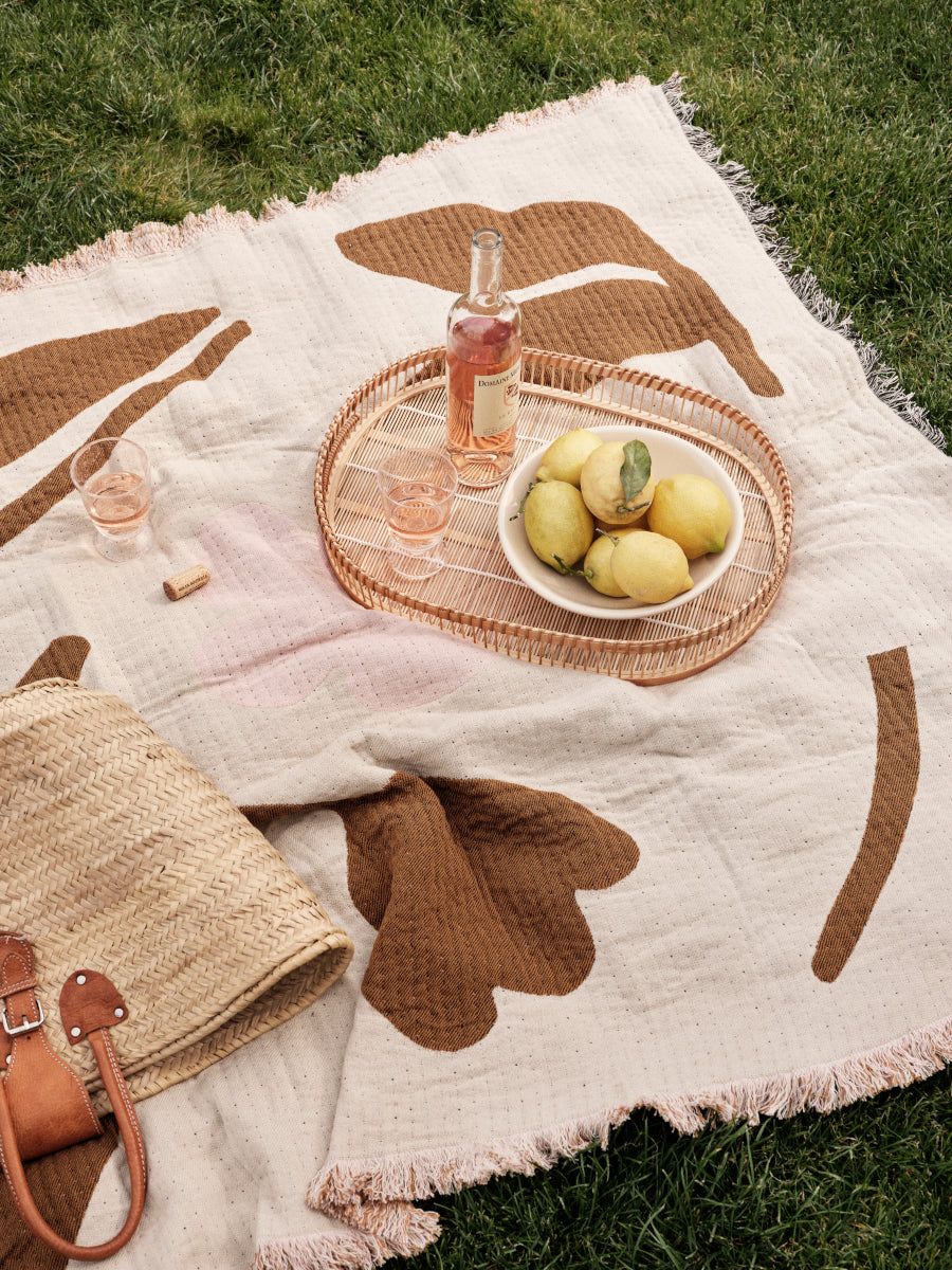 Broste Copenhagen Alfredo Schüssel beige Ø24cm Lifestyle 6