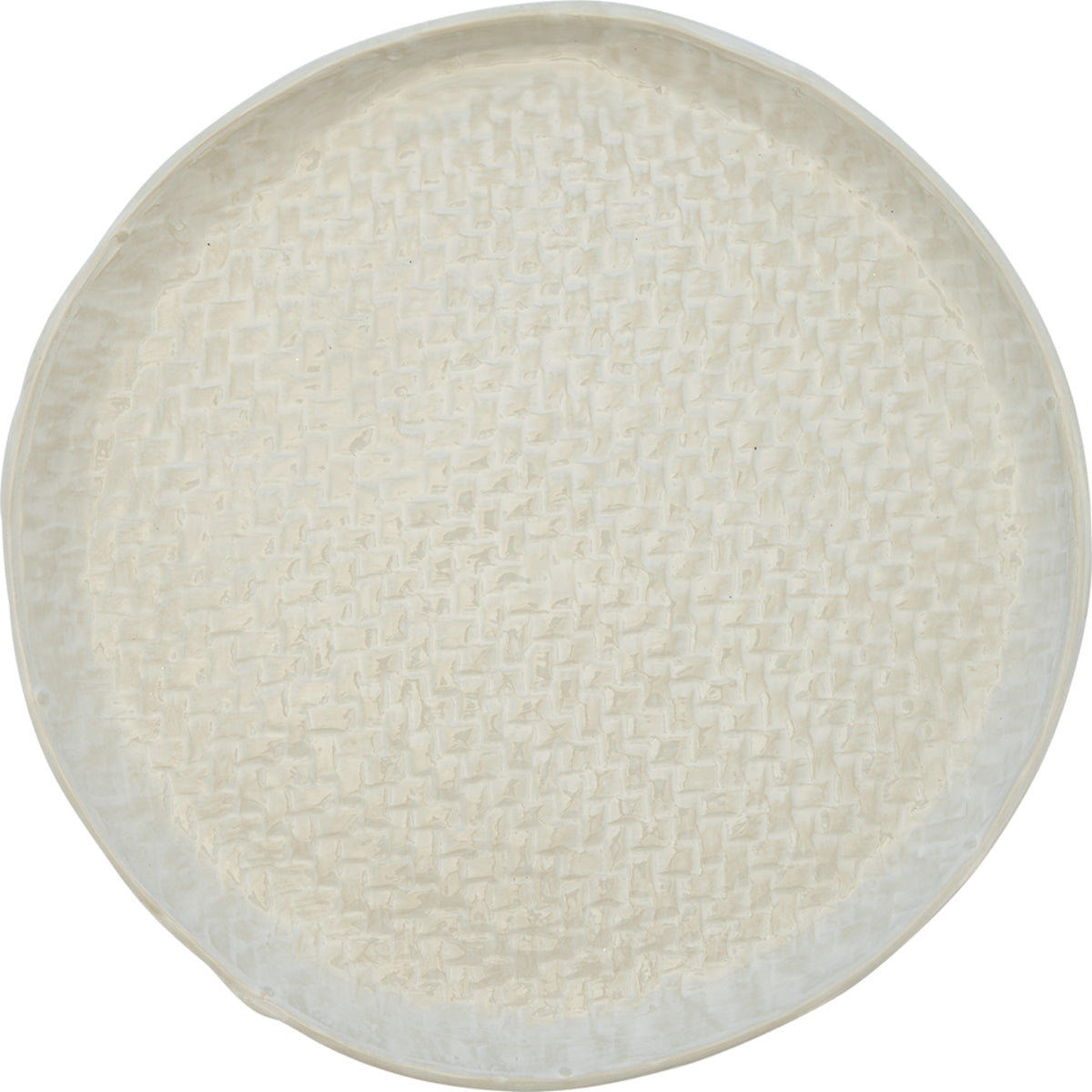 Greengate Woven Servierteller off white 32,5cm Freisteller