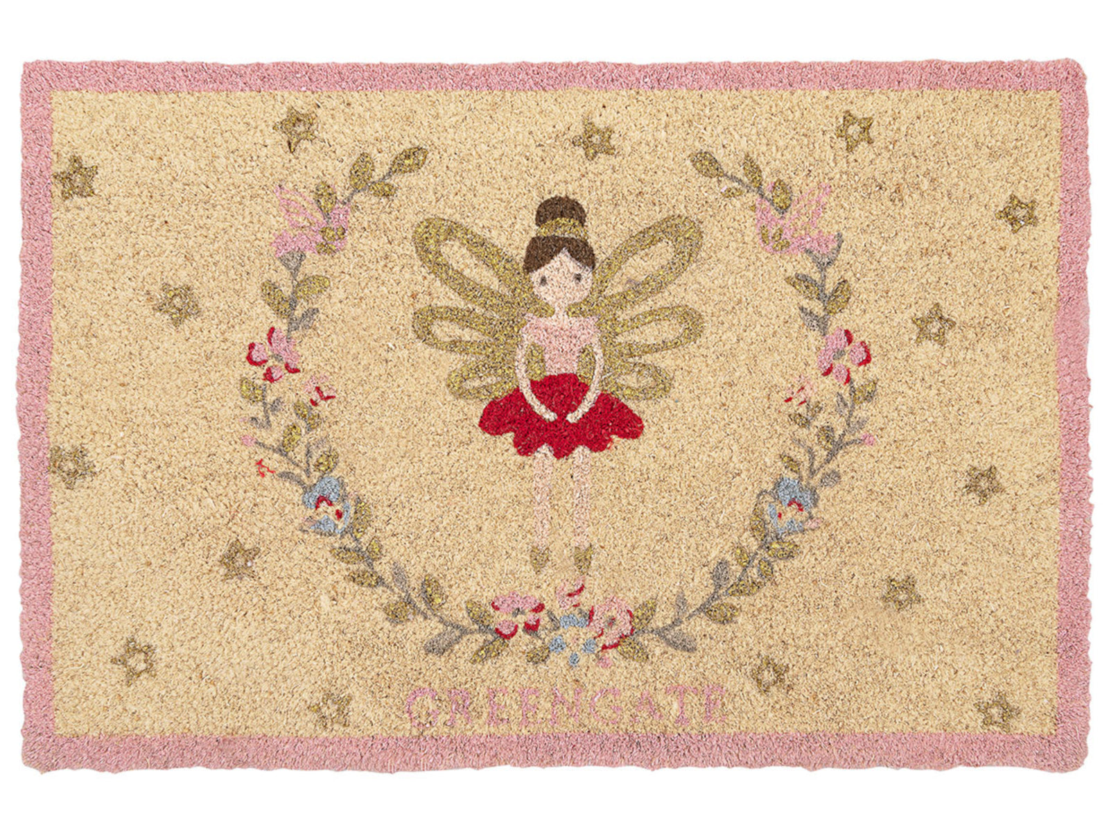 Greengate Cindarella Xmas Fußmatte white 60x40cm Freisteller 1