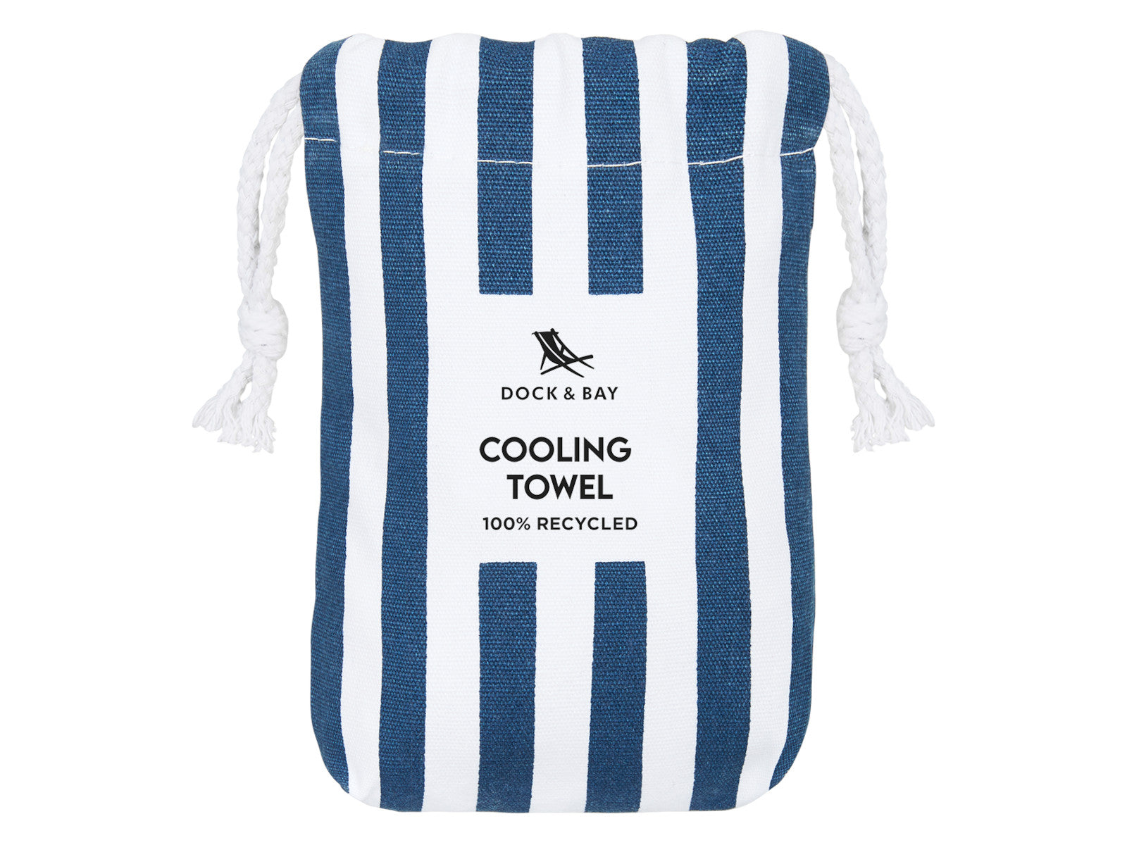 Dock & Bay Handtuch kühlend Whitsunday Blue 69x33cm Freisteller 2