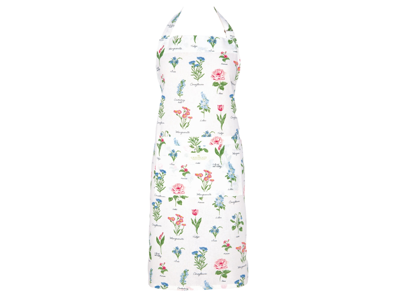 Greengate Agnes Schürze weiß 90x70cm Freisteller 1