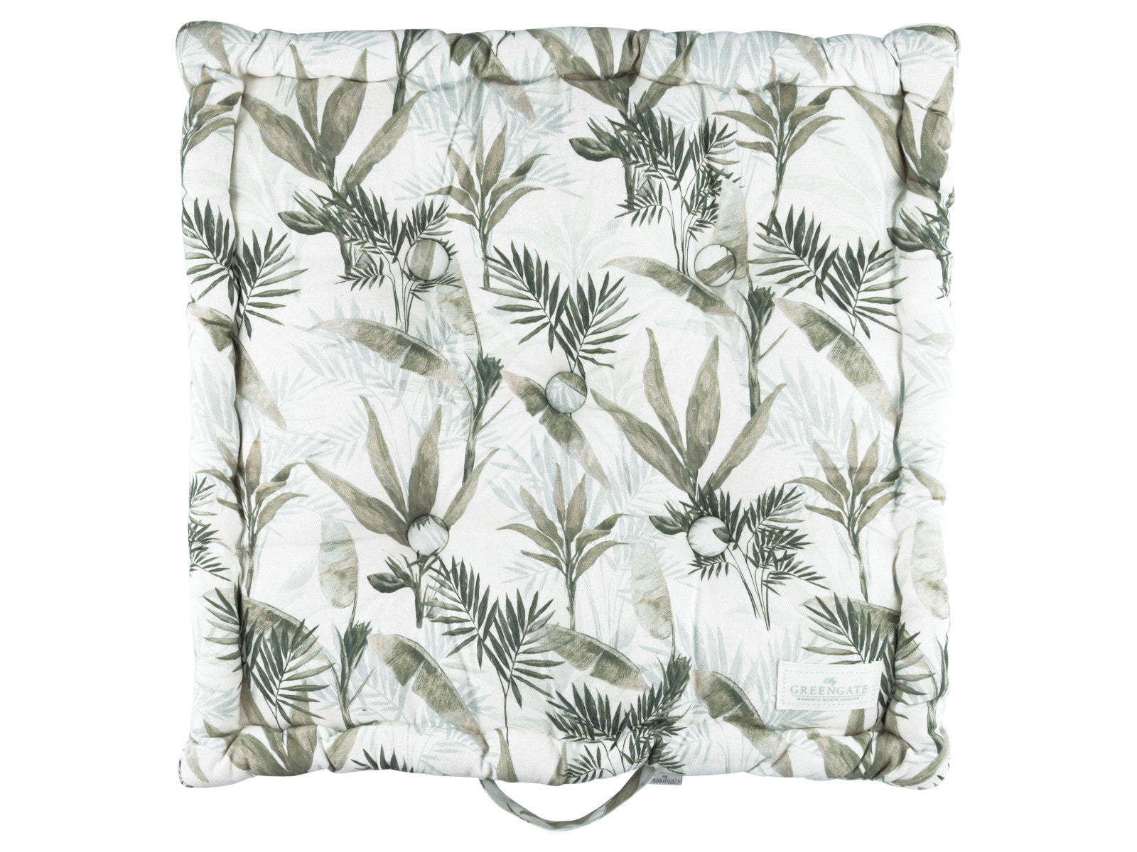 Greengate Eira Sitzkissen white 50x50cm Freisteller 1