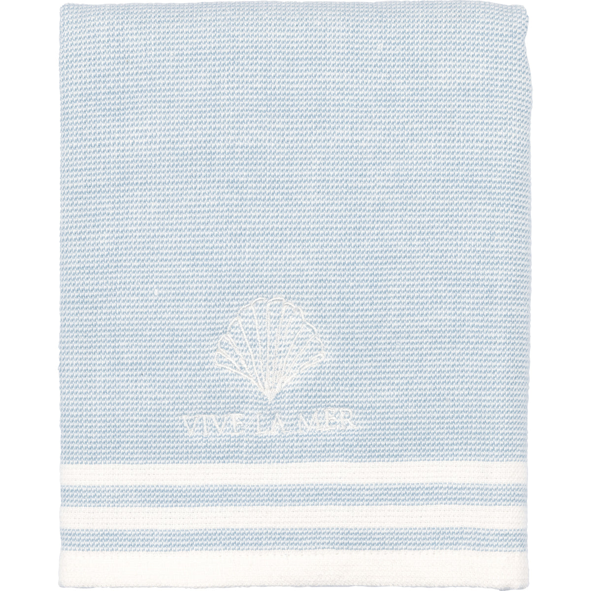 Greengate Vive la mer Handtuch pale blue 40x40cm