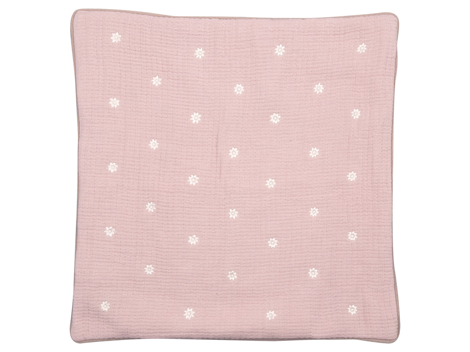 Greengate Sina Kissenhülle bedruckt dusty rose 50x50cm Freisteller 1