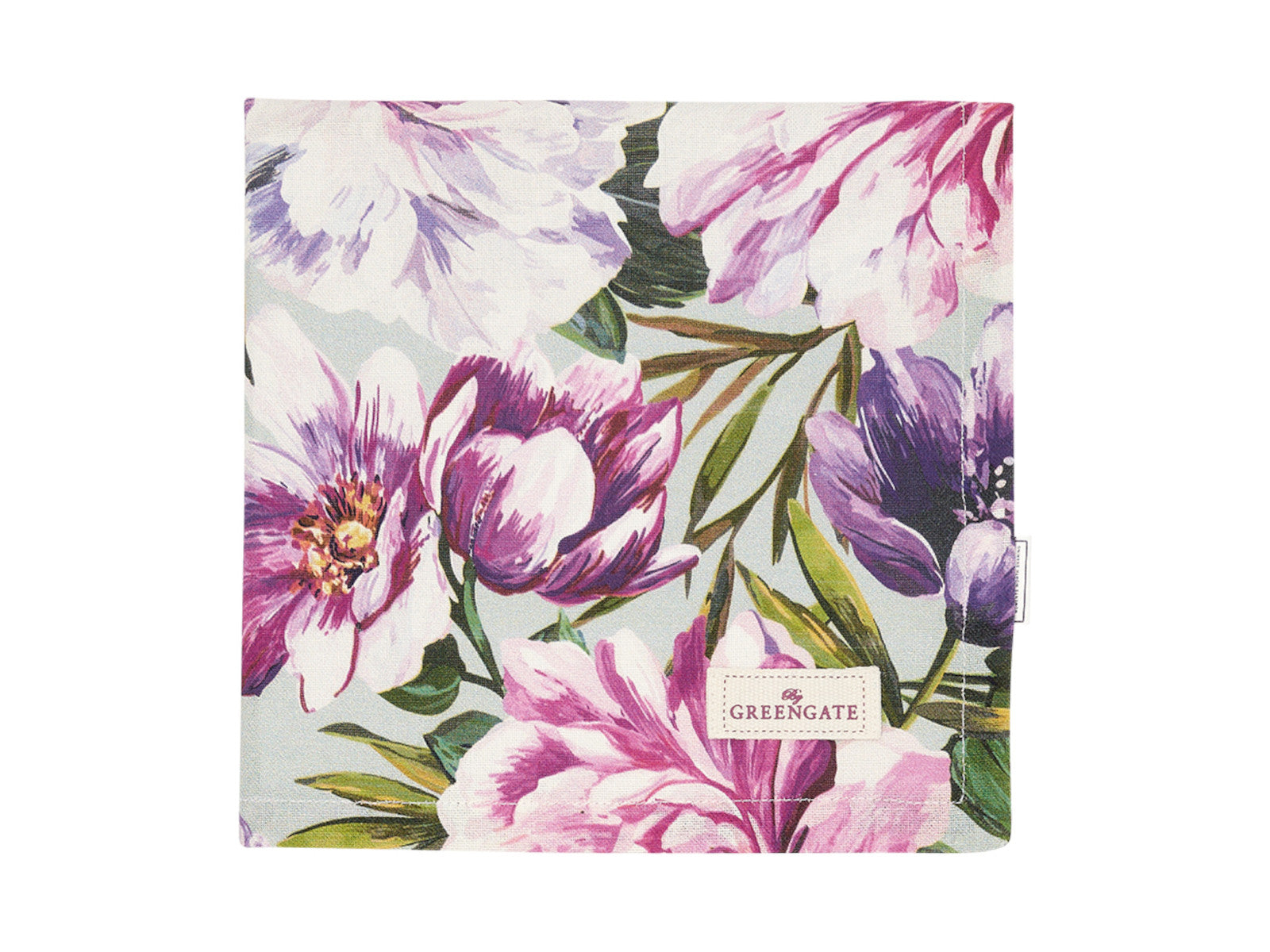 Greengate Barbette Serviette pale grey 40 x 40 cm Freisteller 