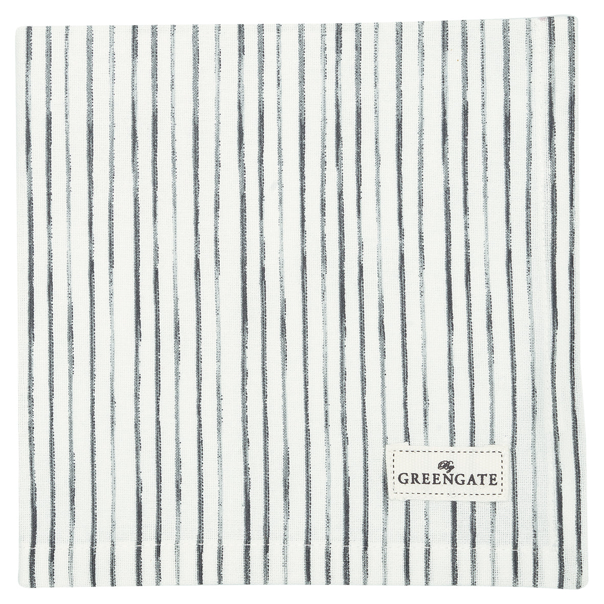 Greengate Gritt Stoffserviette white 40x40cm