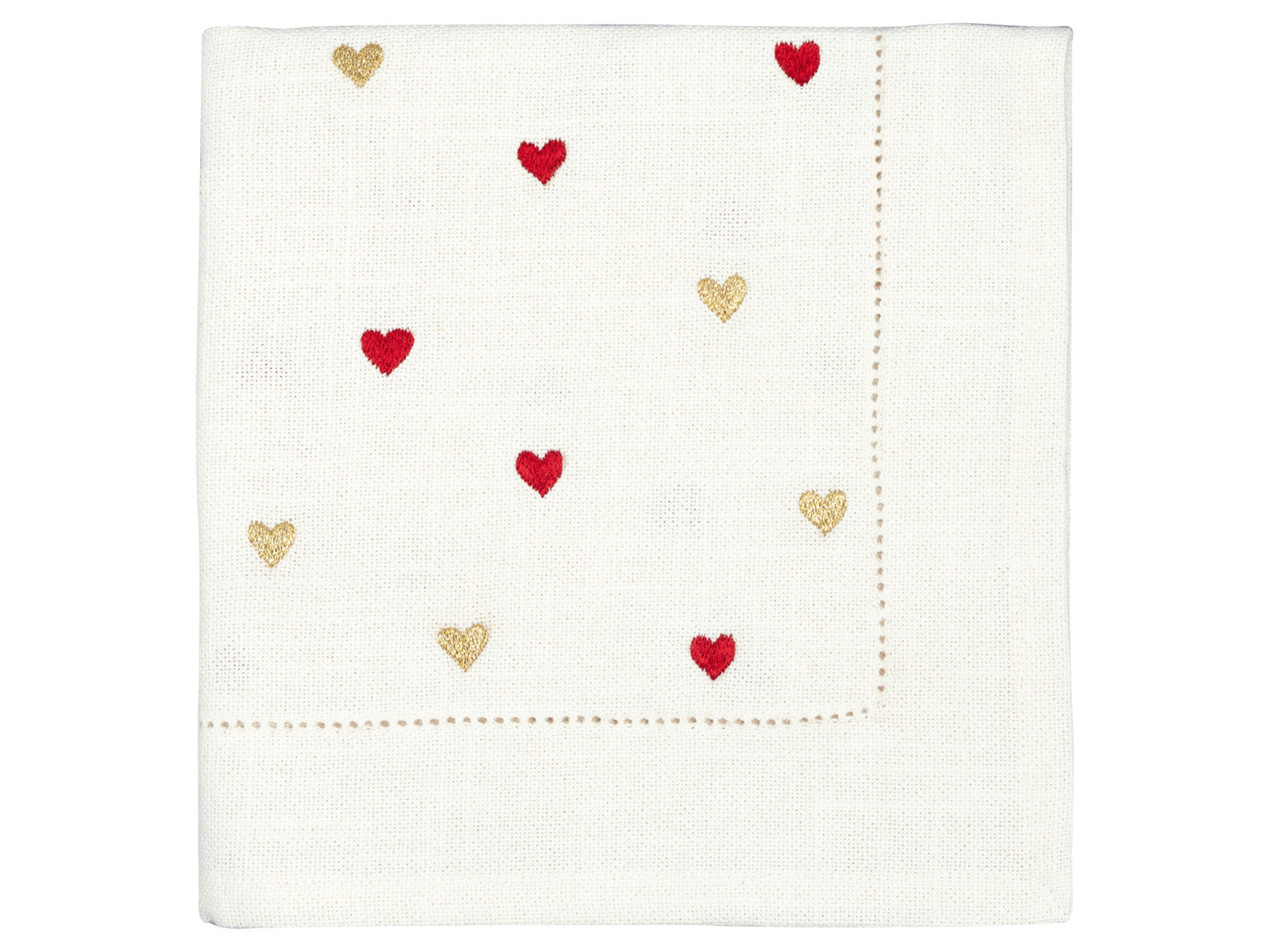 Greengate Grace Stoffserviette bestickt white 70x90cm Freisteller 1