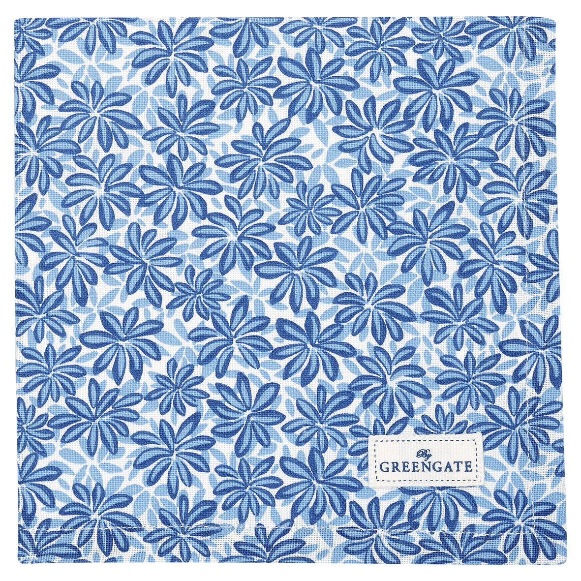 Greengate Linea Stoffserviette blue 40x40cm