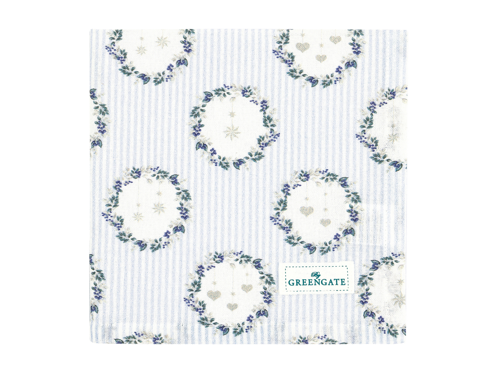 Greengate Zelda Stoffserviette weiß 40x40cm - Produktbild 1