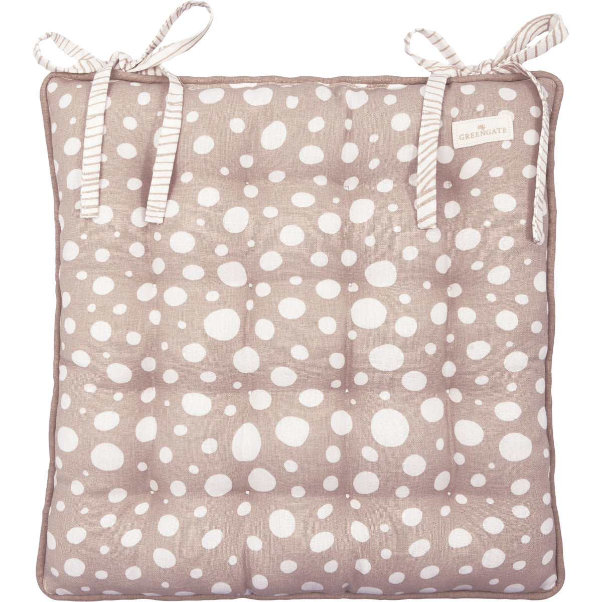 Greengate Neva Sitzkissen beige large 40x40cm
