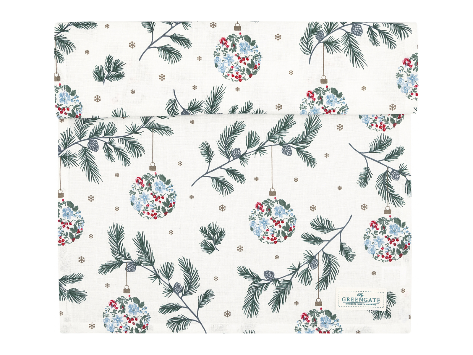 Greengate Joelle Tischdecke weiß 150x150cm - Produktbild 1