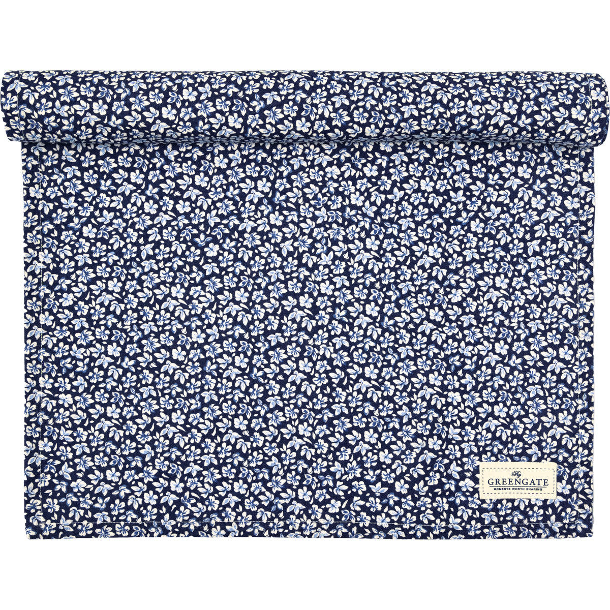 Greengate Dahla Tischläufer blue 140x45cm