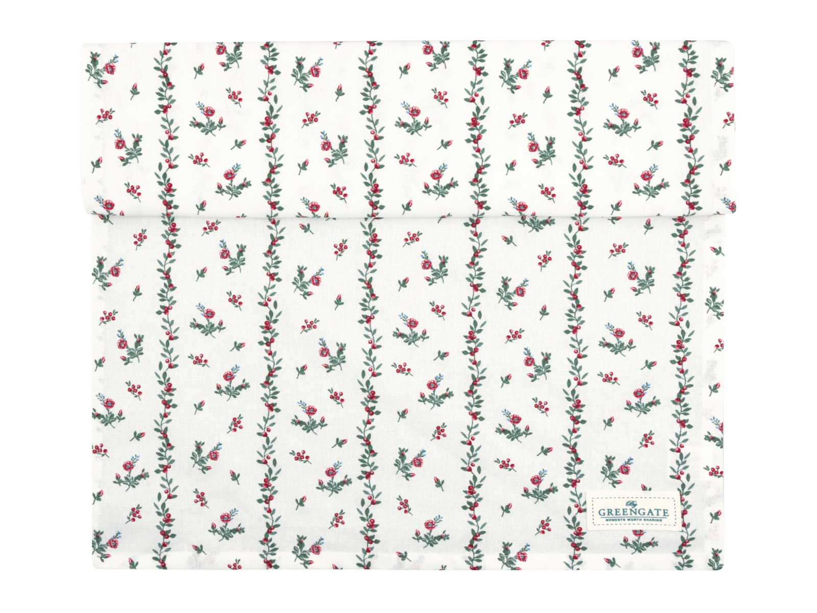 Greengate Gracy Tischläufer weiß 140x45cm - Produktbild 1