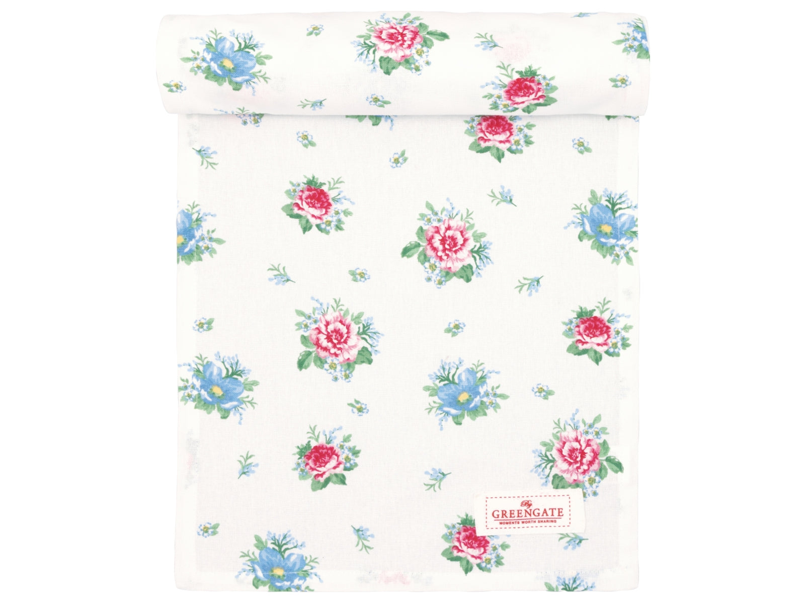 Greengate Alivia Tischläufer white 30x220cm Freisteller 1