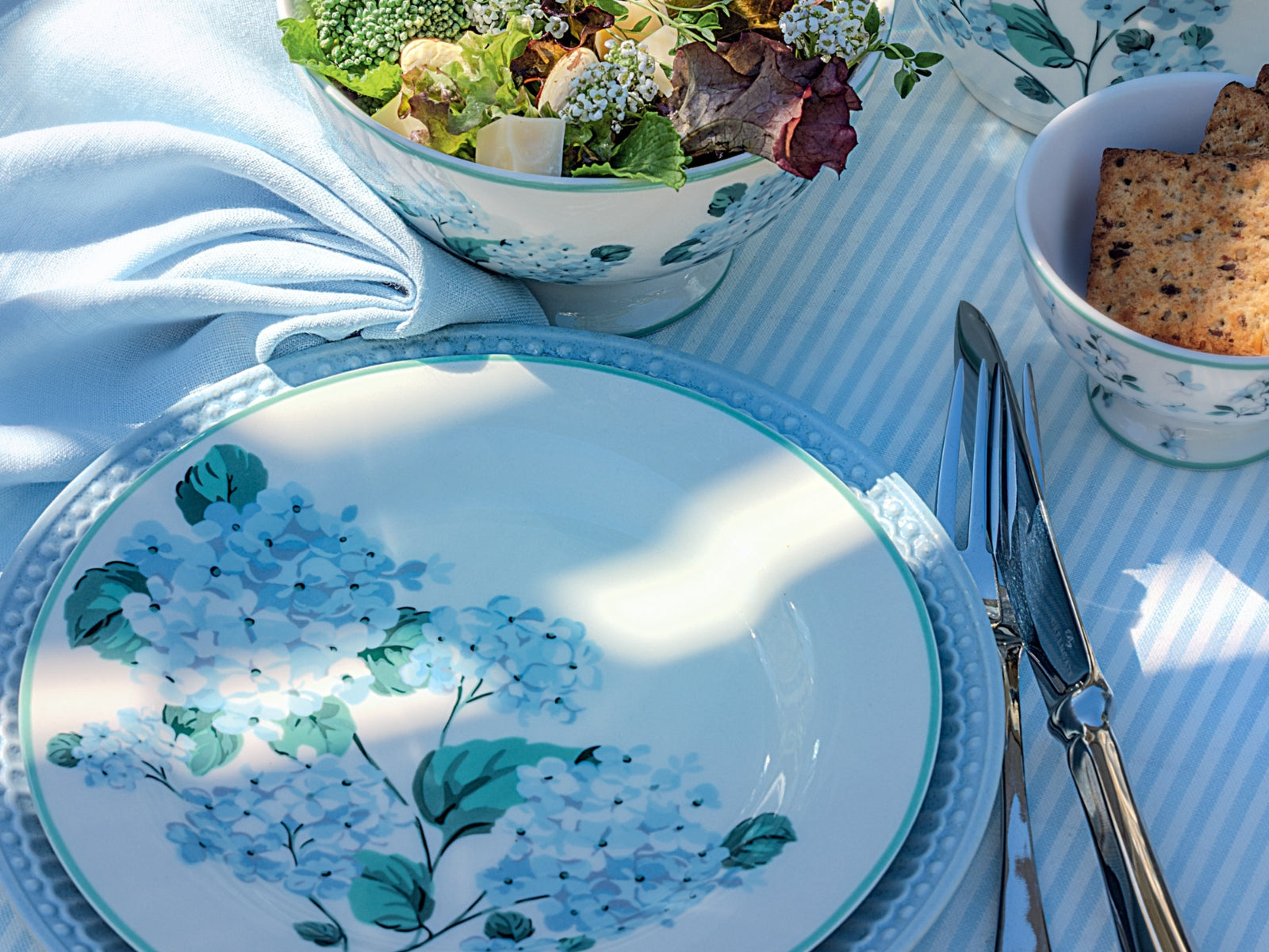 Greengate Alaia Geschirrtuch white 70x50cm Lifestyle 1