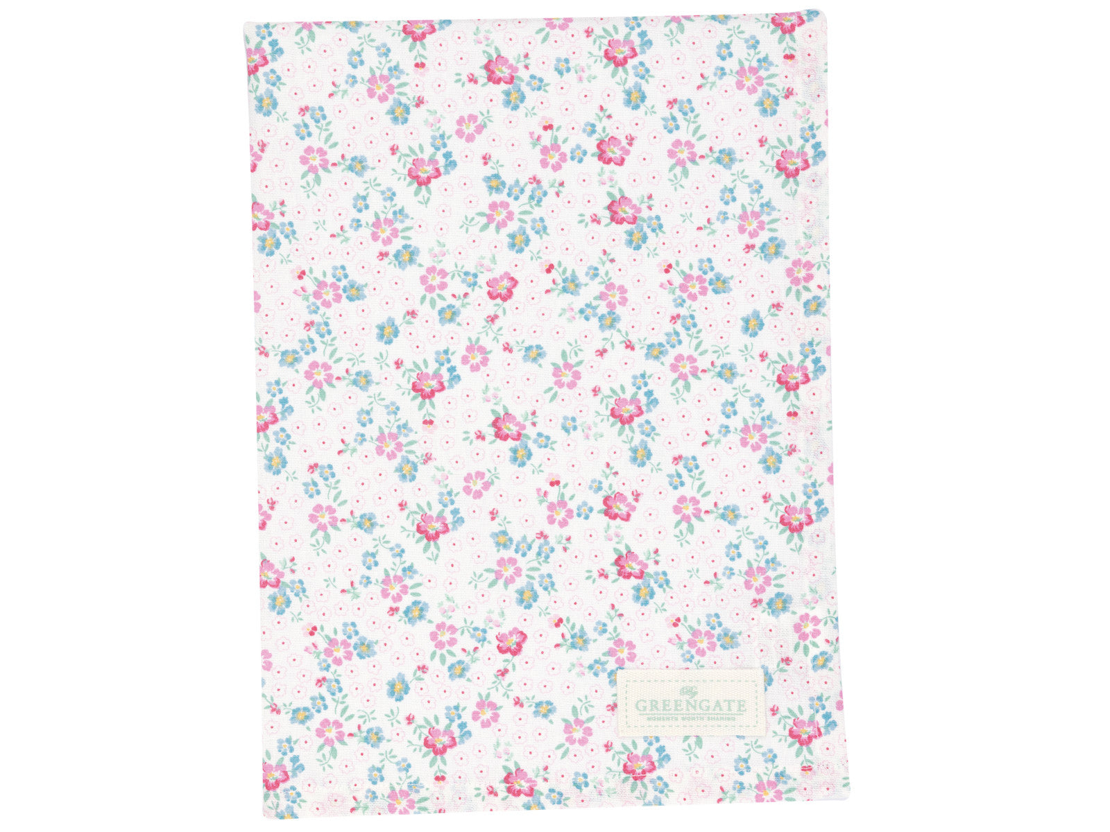 Greengate Allyna Geschirrtuch white 70x50cm Freisteller 1