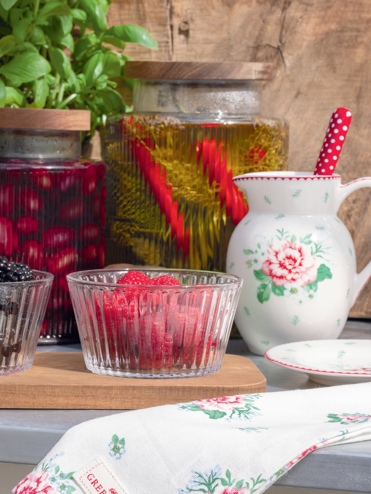 Greengate Alivia Geschirrtuch white 70x50cm Lifestyle 4