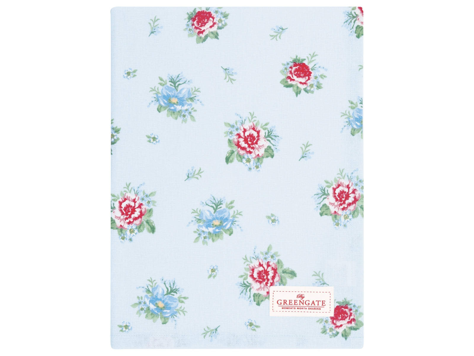 Greengate Alivia Geschirrtuch pale blue 70x50cm Freisteller 1