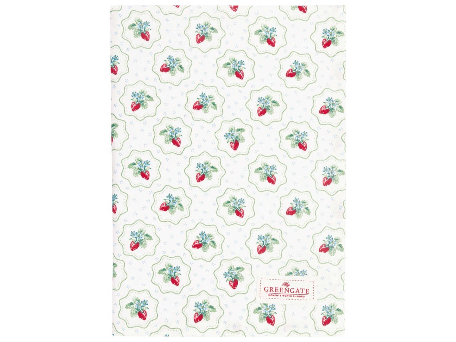 Greengate Berry Geschirrtuch petit white 70x50cm Freisteller 1
