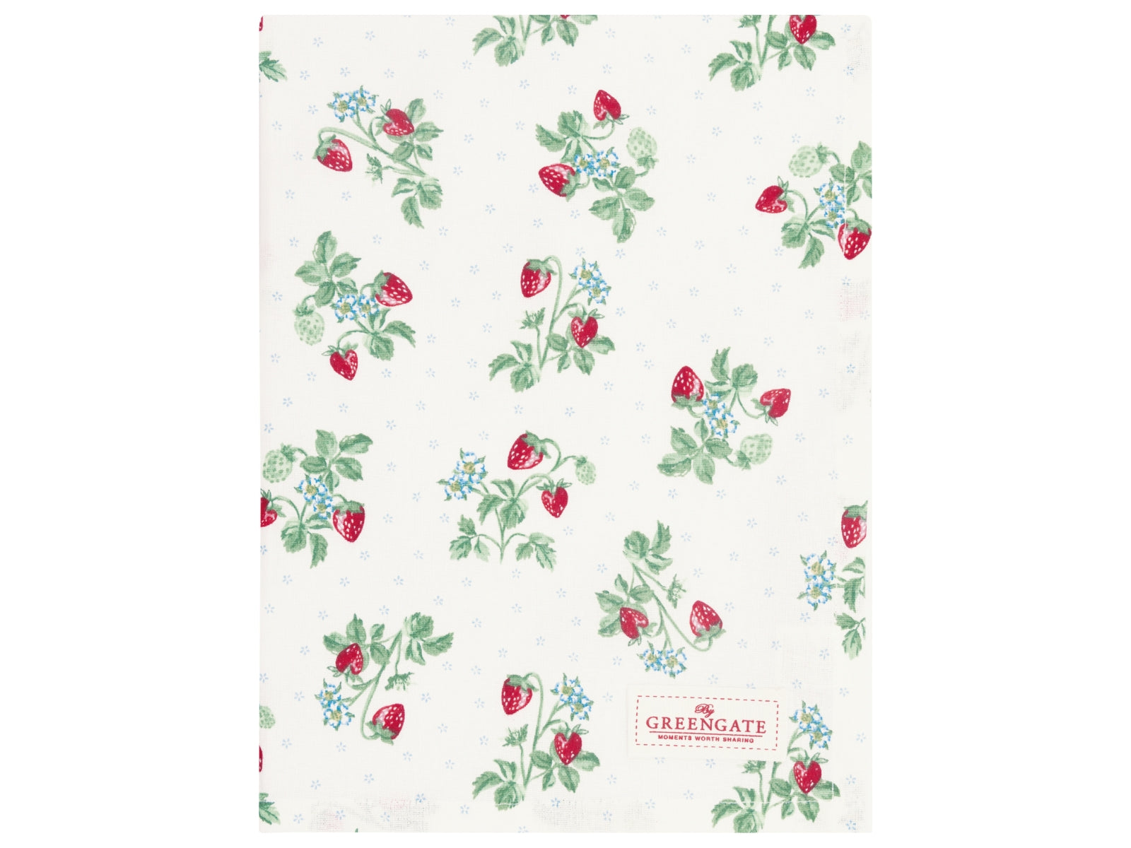 Greengate Berry Geschirrtuch white 70x50cm Freisteller 1