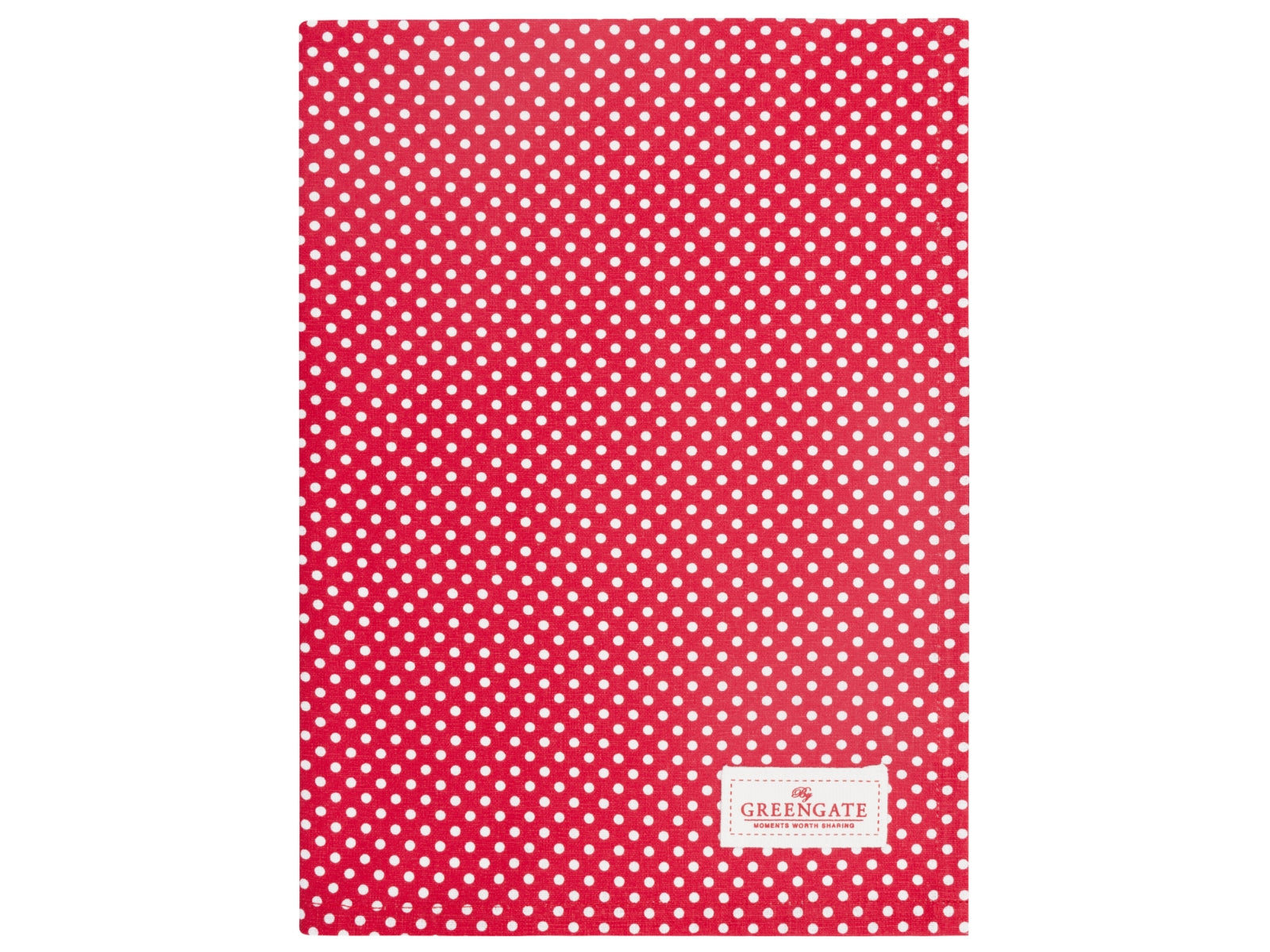 Greengate Dotty Geschirrtuch red 70x50cm Freisteller 1