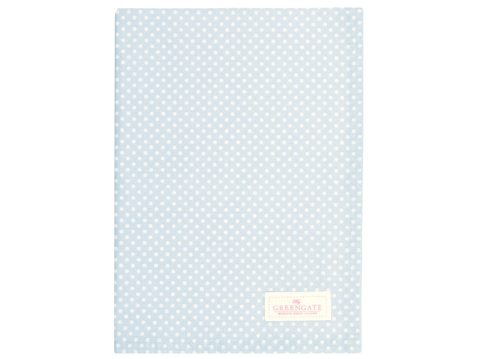 Greengate Dotty Geschirrtuch pale blue 70x50cm Freisteller 1
