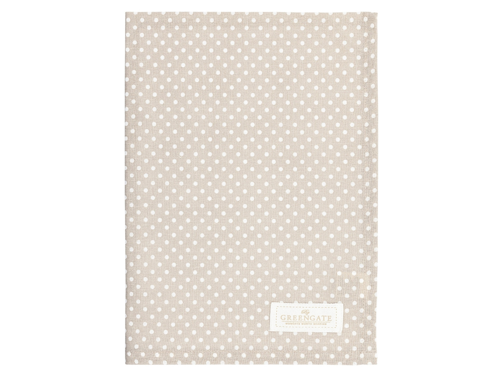 Greengate Dotty Geschirrtuch beige 70x50cm - Produktbild 1