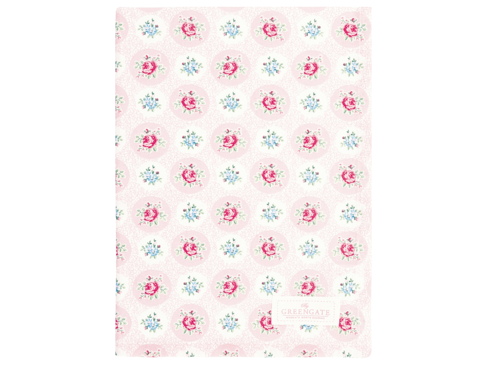 Greengate Elle Geschirrtuch pale pink 70x50cm Freisteller 1